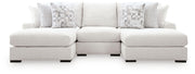 Misty-Lakes Chalk 3-Piece Double Chaise Sectional - PC66906S7