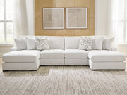 Misty-Lakes Chalk 4-Piece Double Chaise Sectional - PC66906S8
