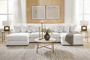 Misty-Lakes Chalk 4-Piece Double Chaise Sectional - PC66906S8