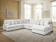 Misty-Lakes Chalk 5-Piece Sectional with Chaise - PC66906S11