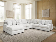Misty-Lakes Chalk 5-Piece Sectional with Chaise - PC66906S12