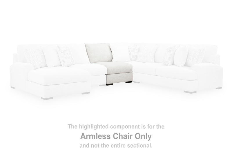 Misty-Lakes Chalk Armless Chair - PC6690646