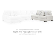 Misty-Lakes Chalk Right-Arm Facing Loveseat - PC6690656
