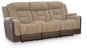 Mixed Motion Brownstone Power Reclining Sofa - PC8350415