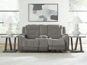 Mixed Motion Shadow Power Reclining Loveseat with Console - PC8350518