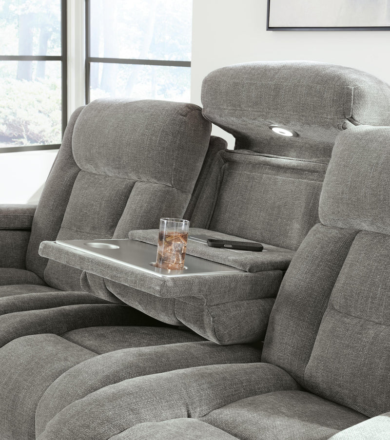 Mixed Motion Shadow Power Reclining Sofa - PC8350515