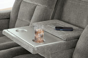 Mixed Motion Sofa and Loveseat in Shadow - PKG026541