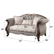Miyeon Loveseat W/3 Pillows - 55366