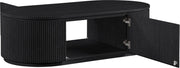 Moana Solid Wood Storage Coffee Table in Black - 99085Black-CT
