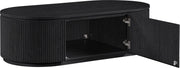 Moana Solid Wood Storage Coffee Table in Black - 99085Black-CT