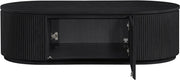 Moana Solid Wood Storage Coffee Table in Black - 99085Black-CT