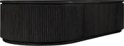 Moana Solid Wood Storage Coffee Table in Black - 99086Black-CT