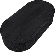 Moana Solid Wood Storage Coffee Table in Black - 99086Black-CT