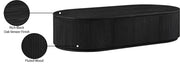 Moana Solid Wood Storage Coffee Table in Black - 99086Black-CT