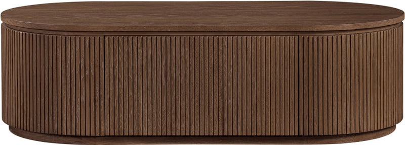 Moana Solid Wood Storage Coffee Table in Brown - 99085Brown-CT