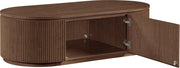Moana Solid Wood Storage Coffee Table in Brown - 99085Brown-CT