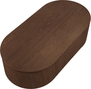 Moana Solid Wood Storage Coffee Table in Brown - 99085Brown-CT