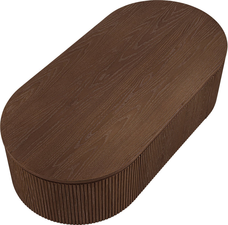 Moana Solid Wood Storage Coffee Table in Brown - 99085Brown-CT