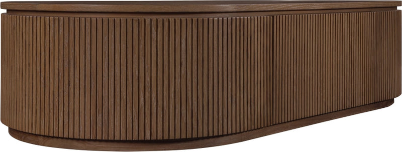 Moana Solid Wood Storage Coffee Table in Brown - 99086Brown-CT