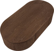 Moana Solid Wood Storage Coffee Table in Brown - 99086Brown-CT