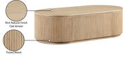 Moana Solid Wood Storage Coffee Table in Natural - 99085Oak-CT