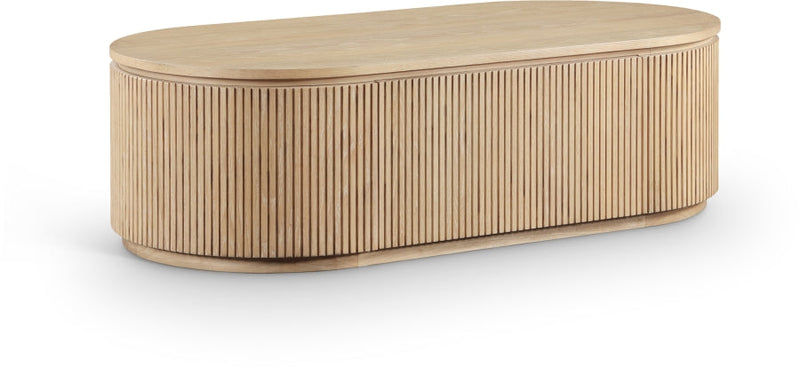 Moana Solid Wood Storage Coffee Table in Natural - 99085Oak-CT