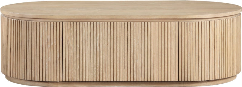 Moana Solid Wood Storage Coffee Table in Natural - 99085Oak-CT