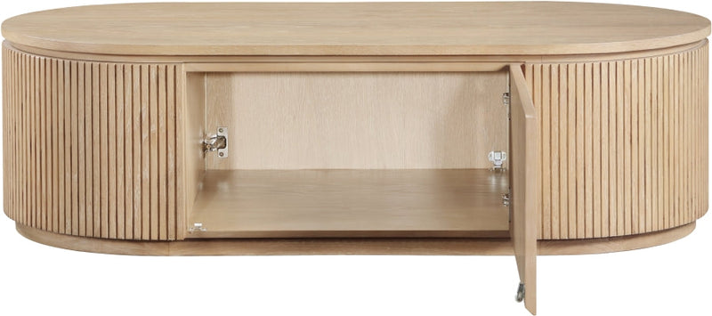 Moana Solid Wood Storage Coffee Table in Natural - 99085Oak-CT