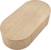 Moana Solid Wood Storage Coffee Table in Natural - 99085Oak-CT