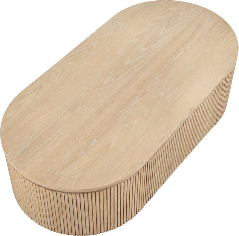 Moana Solid Wood Storage Coffee Table in Natural - 99085Oak-CT