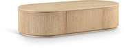 Moana Solid Wood Storage Coffee Table in Natural - 99086Oak-CT