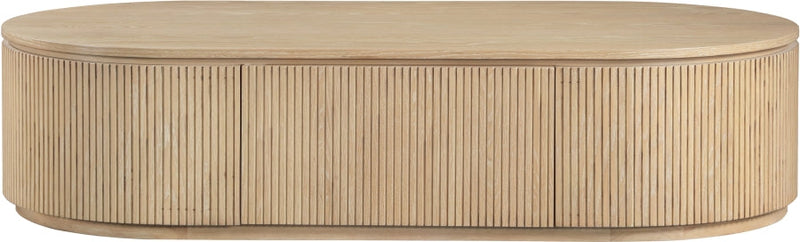 Moana Solid Wood Storage Coffee Table in Natural - 99086Oak-CT