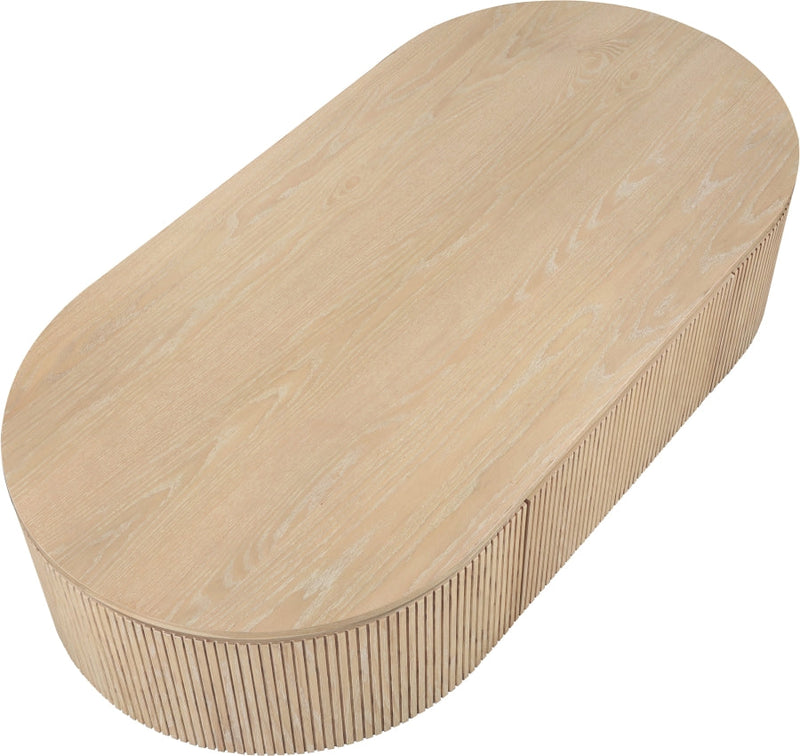 Moana Solid Wood Storage Coffee Table in Natural - 99086Oak-CT