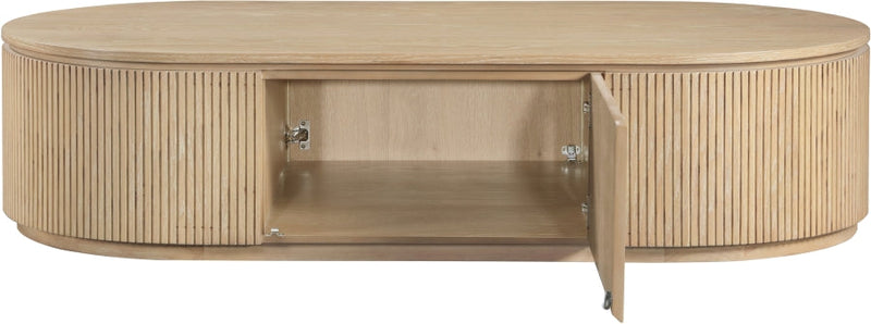 Moana Solid Wood Storage Coffee Table in Natural - 99086Oak-CT