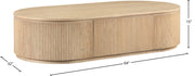 Moana Solid Wood Storage Coffee Table in Natural - 99086Oak-CT
