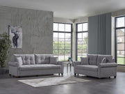 Mocca (Koopsi Gray) Living Room Set - Gate FurnitureLiving Room Set
