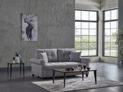 Mocca (Koopsi Gray) Living Room Set - Gate FurnitureLiving Room Set