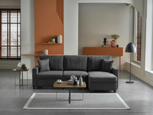 Mocca S Sectional (Zigana Gray) - 20MCS5K00400004