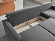 Mocca S Sectional (Zigana Gray) - 20MCS5K00400004
