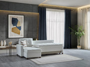 Mocca Sectional (Niva White) - 20MOC5K00300005