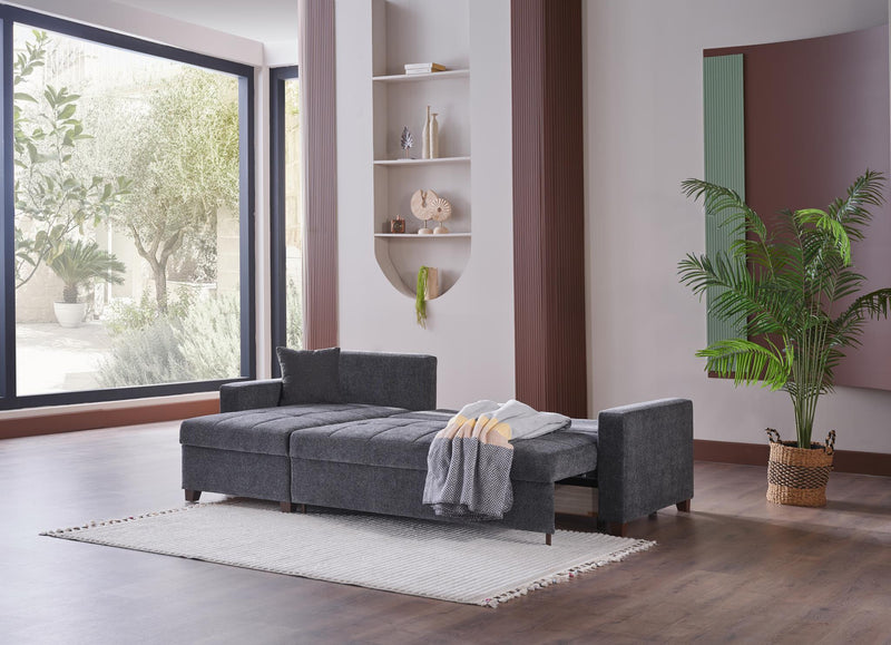 Mocca Sectional (Selma Gray)  3 Pieces - 11MOC5K0P20300002