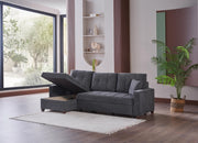 Mocca Sectional (Selma Gray)  3 Pieces - 11MOC5K0P20300002