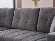 Mocca Sectional (Selma Gray)  3 Pieces - 11MOC5K0P20300002
