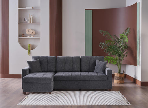 Mocca Sectional (Selma Gray)  3 Pieces - 11MOC5K0P20300002