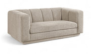 Modari 70.25" Fabric Upholstered Loveseat in Beige - 143Beige-L
