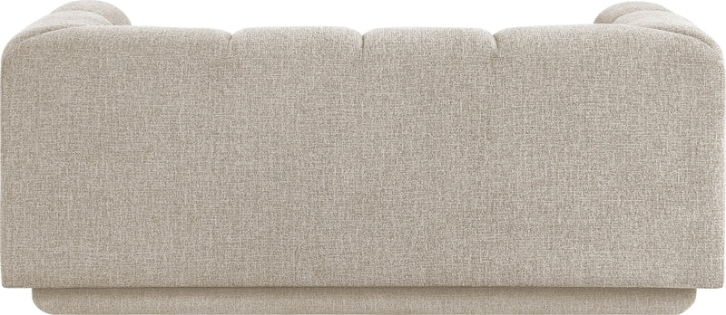 Modari 70.25" Fabric Upholstered Loveseat in Beige - 143Beige-L