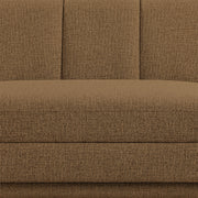 Modari 70.25" Fabric Upholstered Loveseat in Brown - 143Brown-L