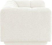 Modari 70.25" Fabric Upholstered Loveseat in Cream - 143Cream-L