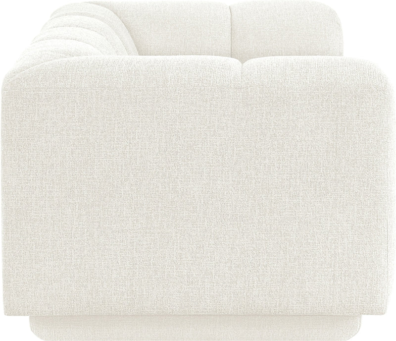 Modari 70.25" Fabric Upholstered Loveseat in Cream - 143Cream-L