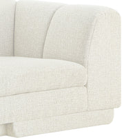 Modari 70.25" Fabric Upholstered Loveseat in Cream - 143Cream-L